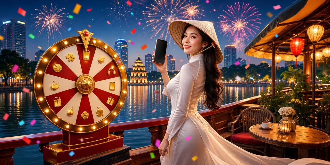 Người chơi xổ số Việt Nam theo dõi kết quả quay số trên điện thoại vào buổi tối